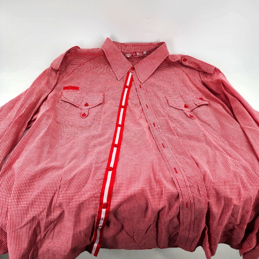 Evolution In Design Long Sleeve Button Down Shirt. Size 5XL